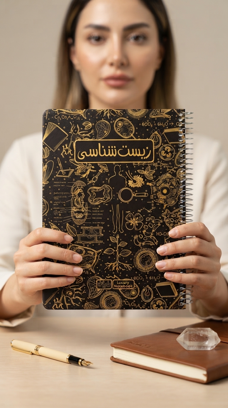 دفتر ۱۰۰ برگ موضوعی جلد سخت